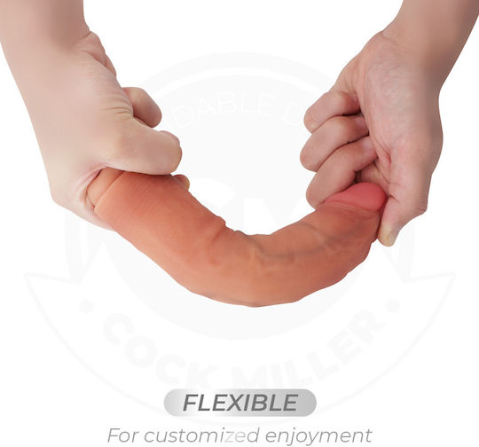 Cock Miller Realistic Vibrator With Remote Control 19.5cm Flesh