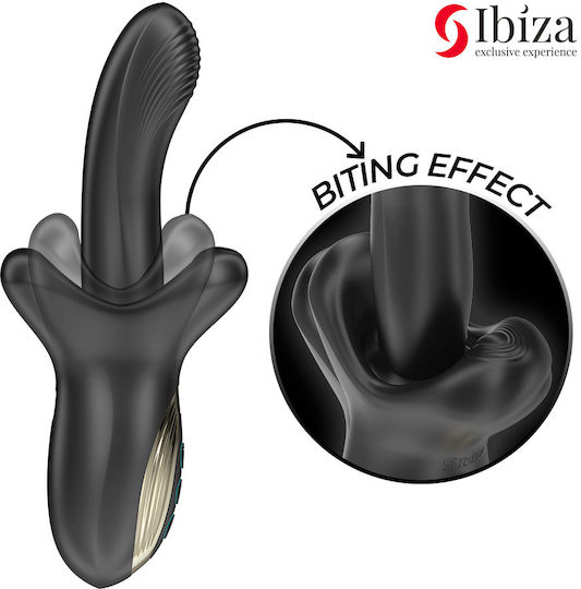 Ibiza Biting & Thrusting Vibrator G-Punkt Schwarz