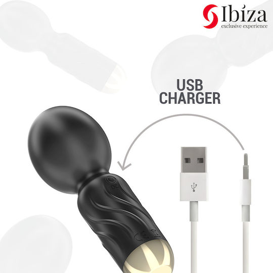 Ibiza Pocket Mini Δονητής Μασάζ Μαύρος