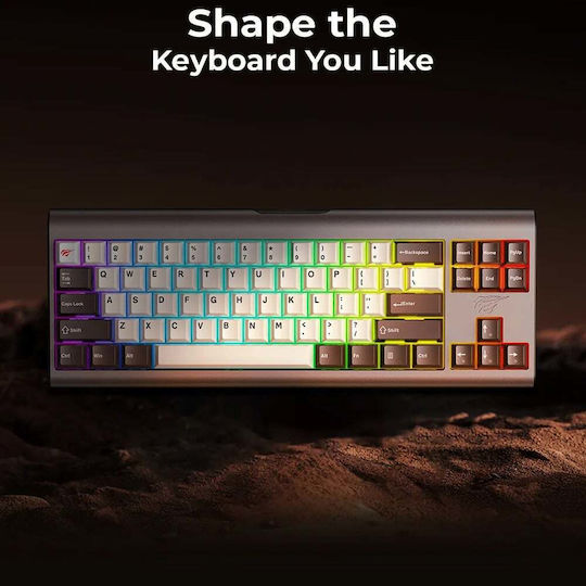 Havit KB896L Gaming Mechanical Keyboard with RGB lighting (English US) Green