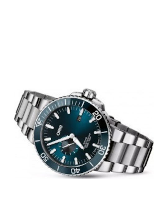 Oris Ρολόι Μπαταρίας με Μεταλλικό Μπρασελέ Oris Ρολόι Μπαταρίας με Μεταλλικό Μπρασελέ