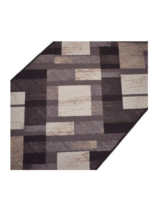 Sakalidis Living Room Rug with Width 80cm Brown Price per Meter