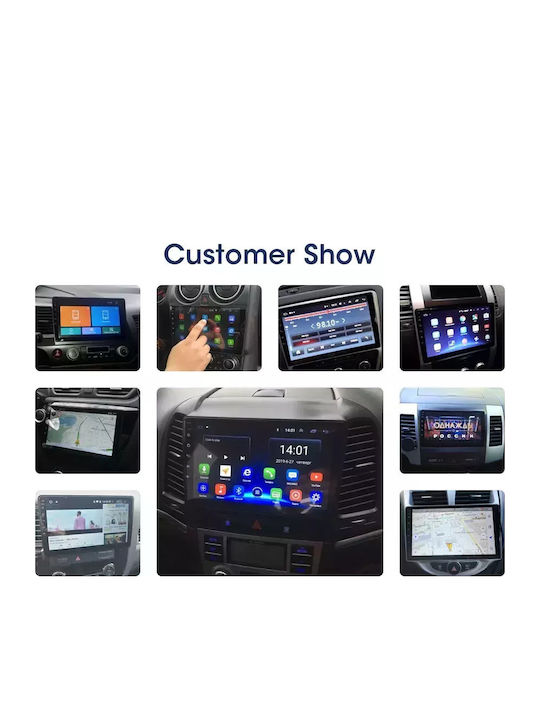 Auto-Audiosystem für Toyota Korolla 2006-2012 (Bluetooth/USB/WiFi/GPS/Apple-Carplay/Android-Auto) mit Touchscreen 9"