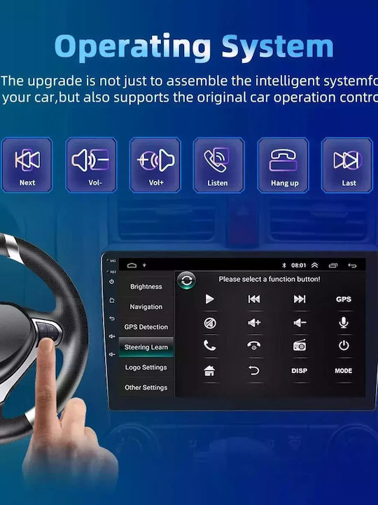 Auto-Audiosystem für Toyota Korolla 2006-2012 (Bluetooth/USB/WiFi/GPS/Apple-Carplay/Android-Auto) mit Touchscreen 9"