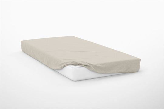 Dimcol Exotic Line Υπέρδιπλο 160x200+30εκ. με Λάστιχο Beige