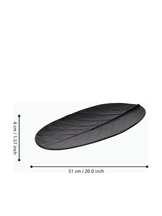 Eglo Midsalip Διακοσμητικό Μπωλ Αλουμινίου Μαύρο 51x26cm