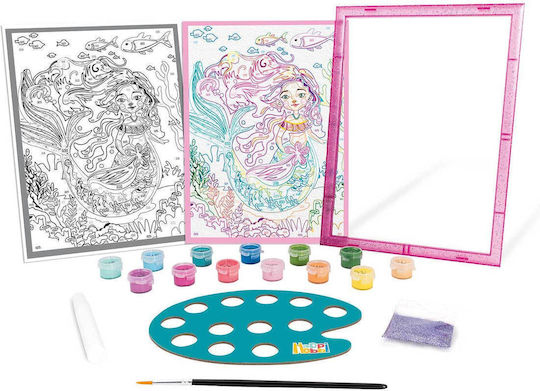 Happihobbi Paint & Frame Paint By Numbers Mythical Mermaid Ηλικίες 8+ Χρονών