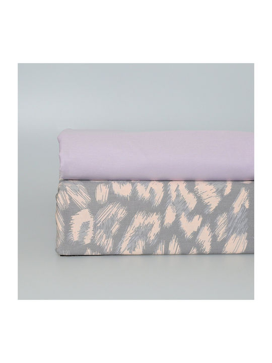 Ravelia Sheet Sets Queen with Elastic 160x200+35cm. Sateen Pink 4pcs
