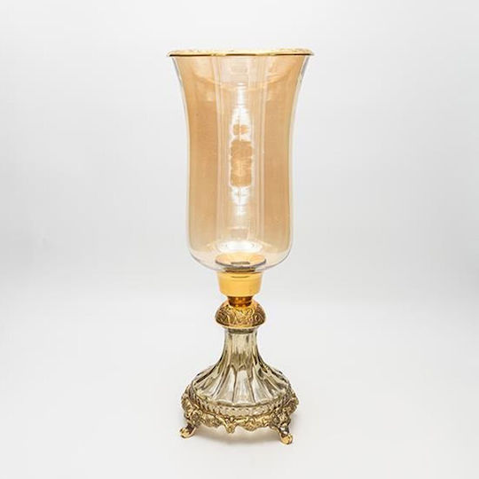 Eurolamp Διακοσμητικό Βάζο Glas Gold 17x17x38cm 1Stück