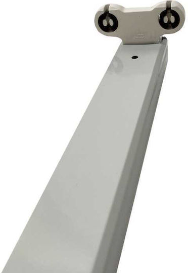 Двойно Тяло Led Неон 2x36w T8 120 См Дължина Алуминиево
