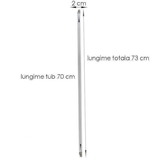 Corp Neon LED Tub T5 18W Montaj Pe Perete Tavan 70 Cm Lungime