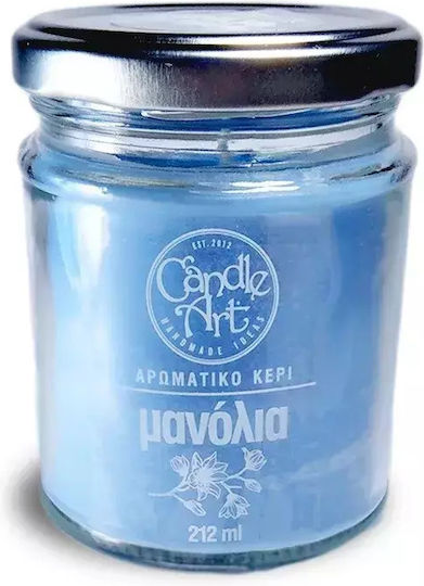 Candle n'Art Αρωματικό Κερί σε Βάζο με Άρωμα Με Αιθέρια Έλαια Μανόλιας 212gr