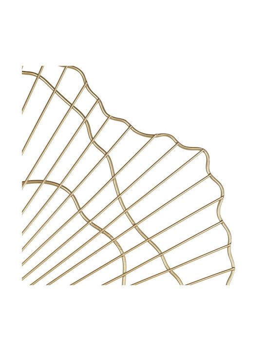 Eglo Wandspiegel mit Gelb Metallisch Rahmen Durchmesser 65cm 1Stück