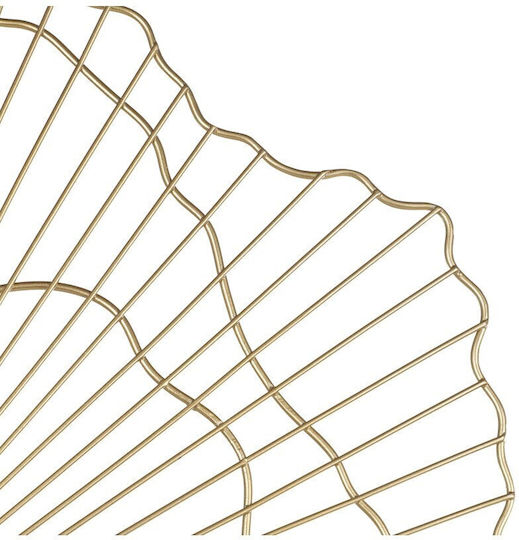 Eglo Wall Mirror with Yellow Metallic Frame Diameter 65cm 1pcs