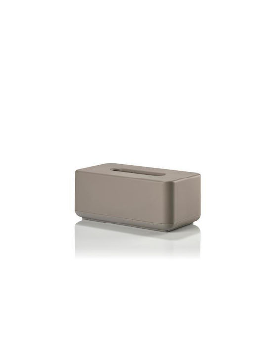 Zone Denmark Plastic Tissue Holder Brown 25.6x14x10.7cm 36031
