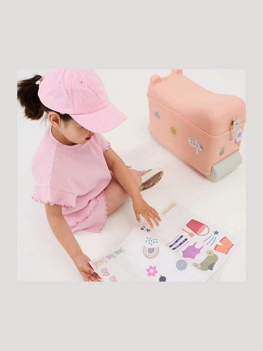 Little Rolla Kinder Koffer Kabine Dusty Rosa Mit 4 Räder