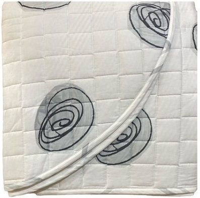 Limneos Покривало Кингсайз White / Grey 230x250см