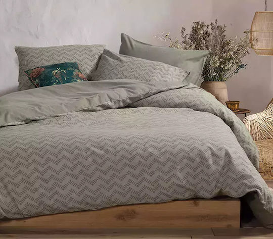 Nef-Nef Homeware Otrando Bettlaken Super-Doppel 4Stücke 240x260+32cm Grün Nef-Nef Homeware Otrando Bettlaken Super-Doppel 4Stücke 240x260+32cm Grün