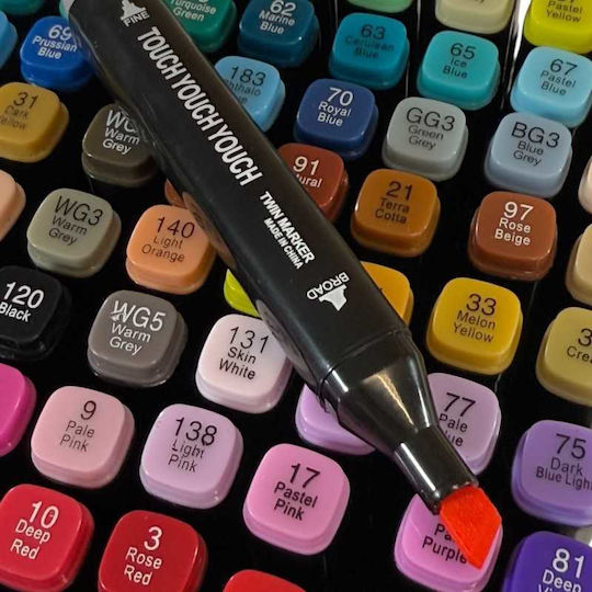 Μαρκαδόροι Assorted Colors 1.5mm Σετ 80τμχ
