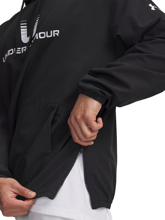 Ua Unstoppable Sweatshirt mit Kapuze Schwarz