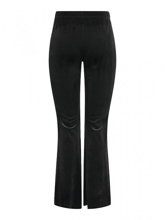 Dama Tesatura Pantaloni Black