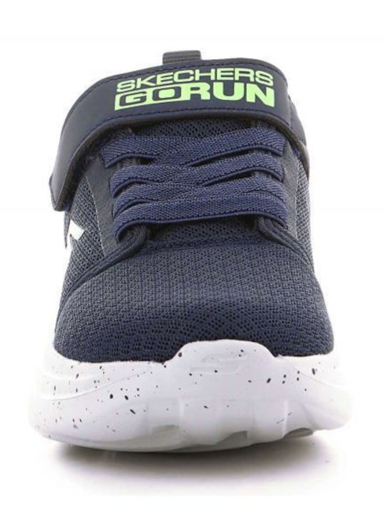 Go Run Kids Sneakers with Scratch Navy Blue