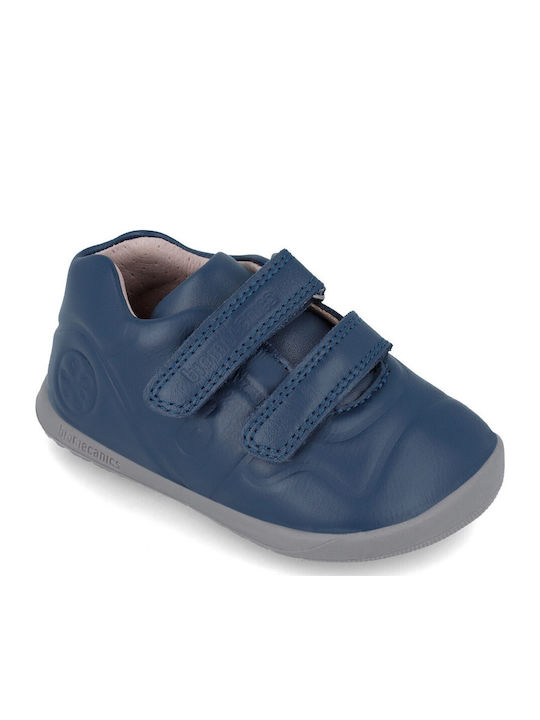 Kids Sneakers with Scratch Navy Blue