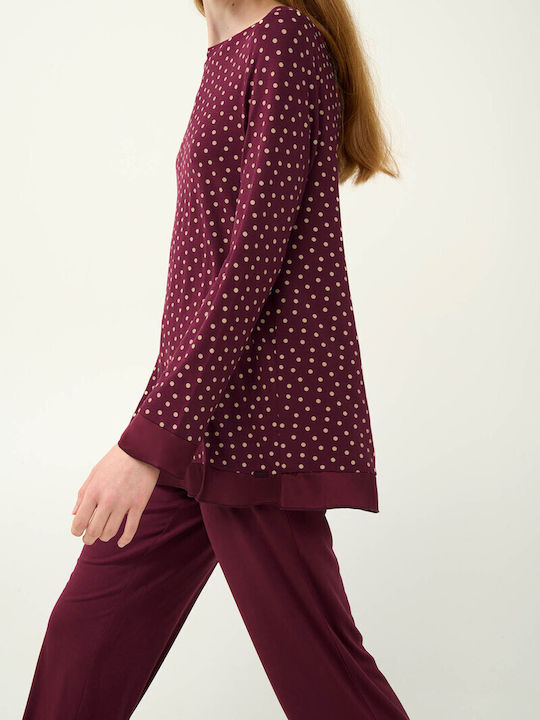 Vamp Sommer Damen Pyjama-Set Red Windsor