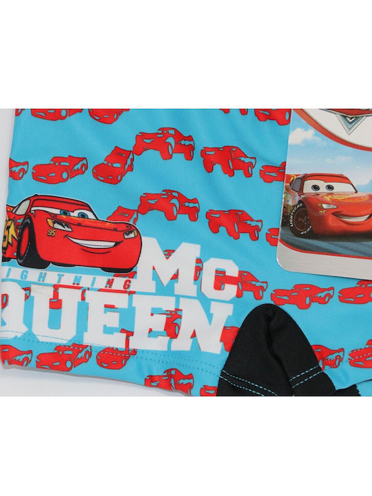 Disney Cars Детски Бански Плувни гащи Light Blue