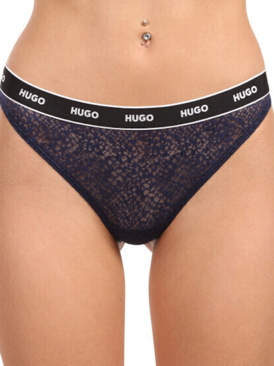 Women's String 3Pack with Lace Multicolored