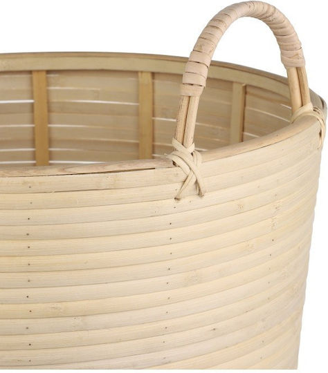 Eglo Naraha Dekorativer Korb Bamboo mit Griffen Beige 36x36x36cm