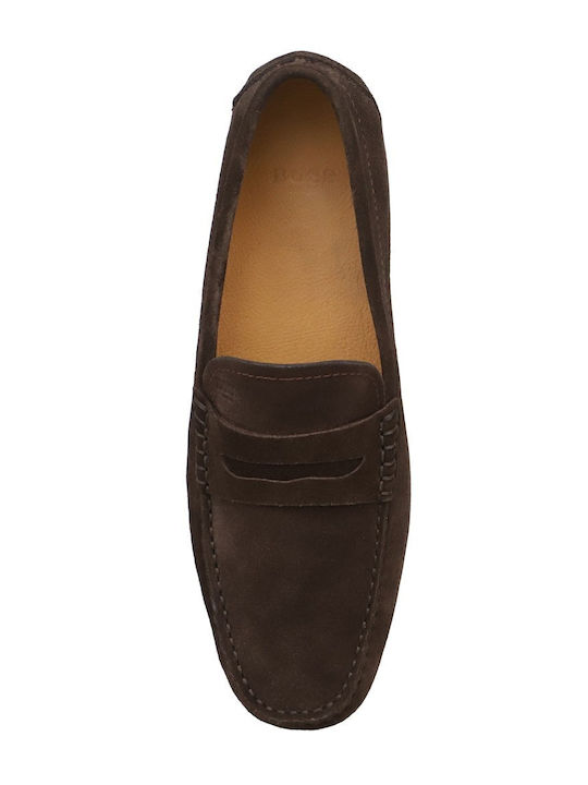 Men's Suede Loafers Brown