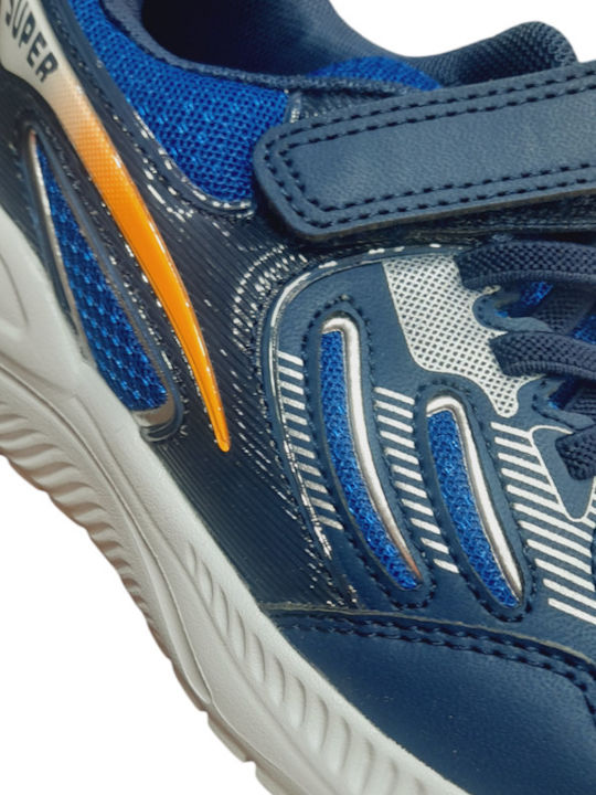 Παιδικά Sneakers με Σκρατς Μπλε