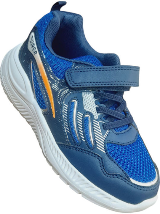 Παιδικά Sneakers με Σκρατς Μπλε