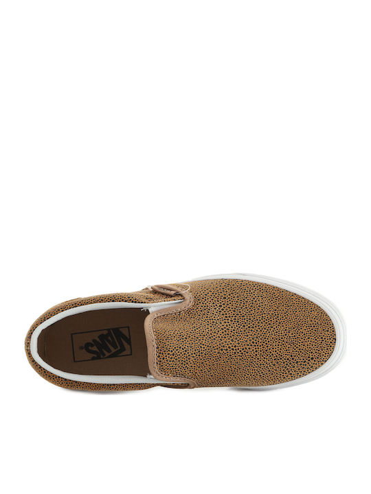 Classic Παιδικά Sneakers Slip-on Μπεζ