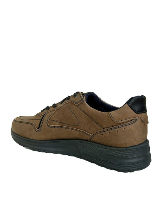 Men's Leather Casual Shoes Brown