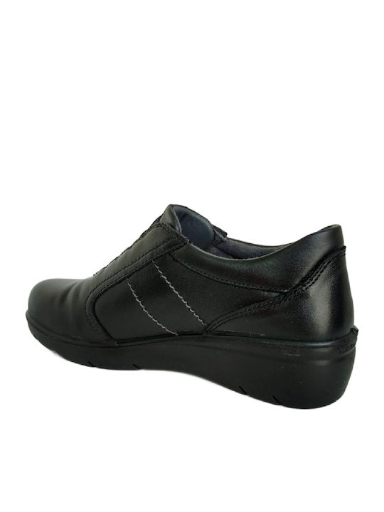 Women's Slip-On Leather Black