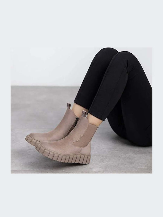 Stiefeletten Damen Braun