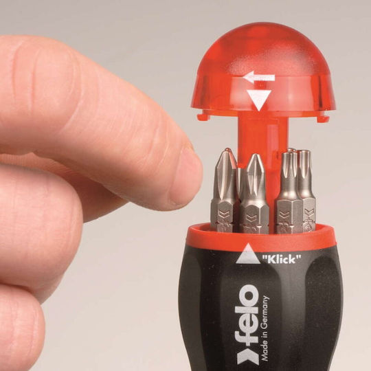 Screwdriver Magazine Bit Holder 8 Bits + Adapter