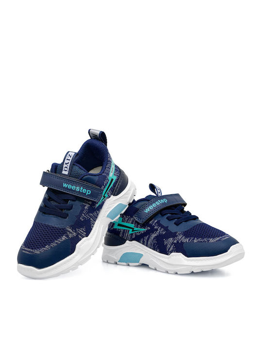 Παιδικά Sneakers με Σκρατς Μπλε