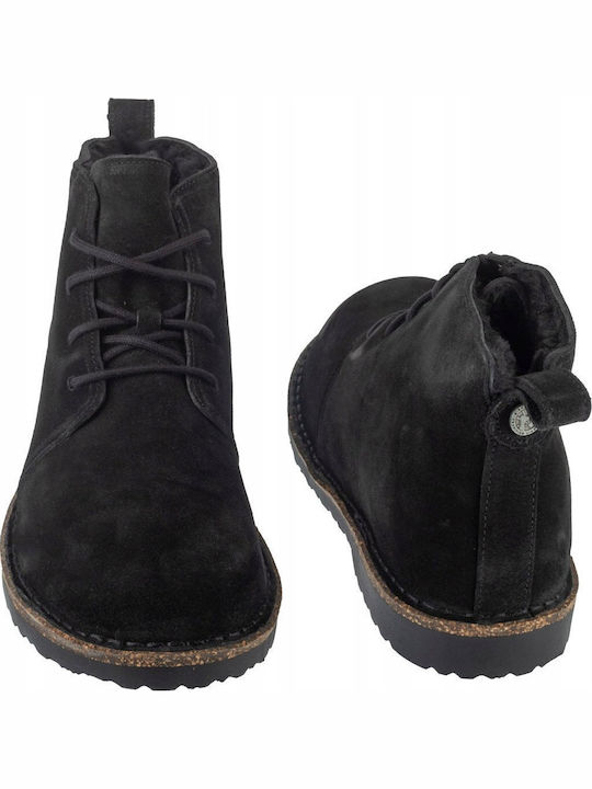 Mid Shearling Дамски Ботуши Черни