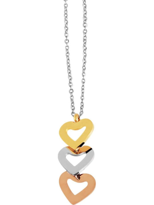 Akzent Set with Necklace & Earrings from Steel