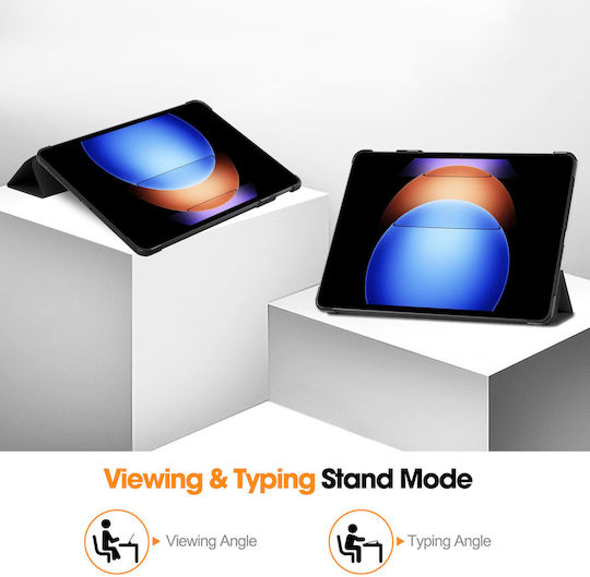 Sonique Smartcase Slim Flip Cover Ανθεκτική Μαύρη (Xiaomi Pad 6s Pro 12.4)