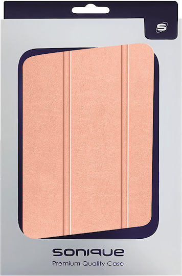 Sonique Smartcase Slim Flip Cover Ανθεκτική Ροζ Χρυσή (Lenovo Tab M11 11)