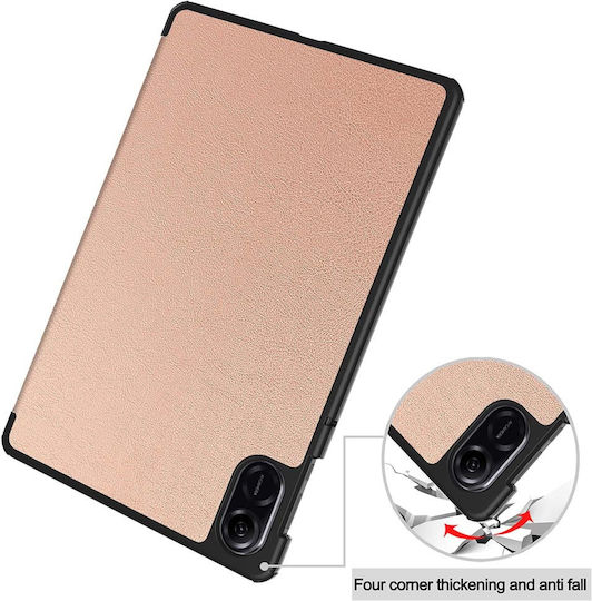 Sonique Flip Cover Ανθεκτική Ροζ Χρυσή (Honor Pad X9 11.5'', Pad X8 Pro 11.5)