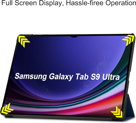 Sonique Flip Cover Ανθεκτική Μπλε (Samsung Galaxy Tab S9 Ultra, Galaxy Tab S10 Ultra)