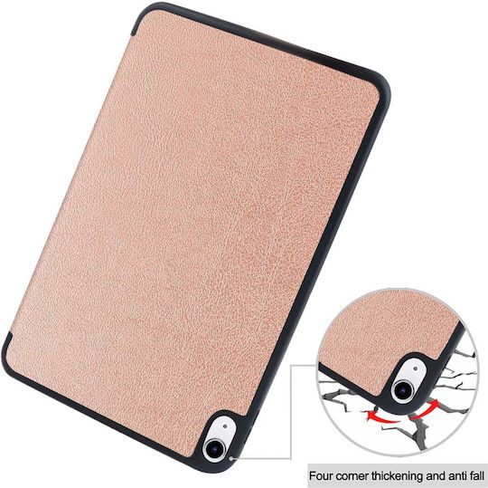 Sonique Flip Cover Ανθεκτική Ροζ Χρυσή (Apple iPad 10th Gen 10.9" (2022))