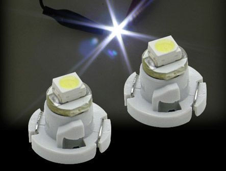Lamps Car T3 LED Red 2W 1pcs