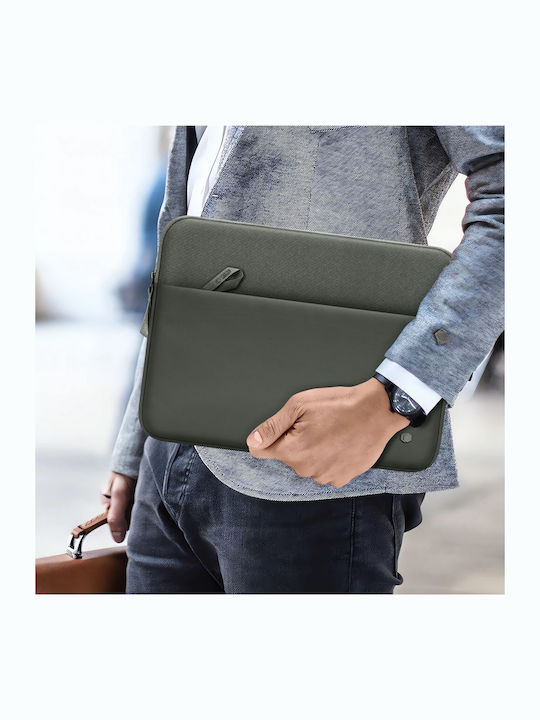 Tech-Protect Sleeve Tasche Fall für Laptop 14" in Grün Farbe