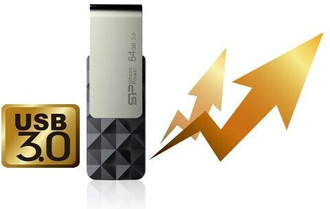 Silicon Power Blaze B30 32GB USB 3.2 Stick Negru